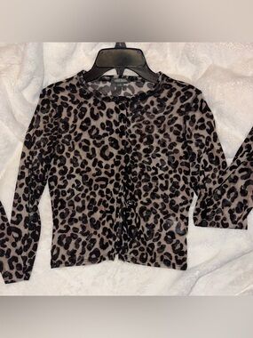 Leopard mesh going out top! 🖤